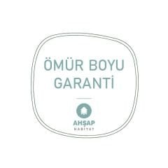 Masif Doğal Kenarlı Rustik Banyo Tezgahı