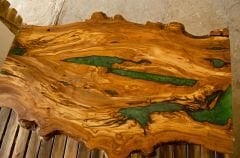 Redbud Epoksi Reçine Yemek Masası