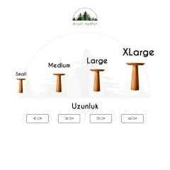 CloveTree Mantar Tasarım Yan Sehpa