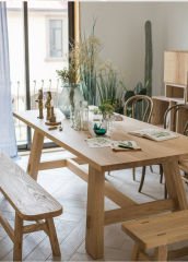 Basswood Salon Masası