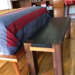 DatePalm Doğal Ahşap Bench Oturak