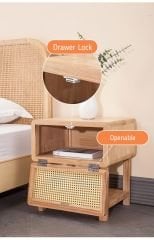 Butternut Ahşap Komidin