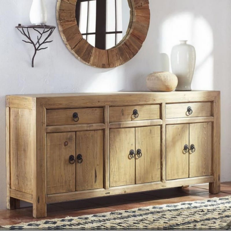 RainTree Doğal Ahşap Konsol