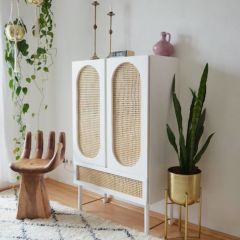 PapayaTree Doğal Ahşap Dolap Hazeranlı