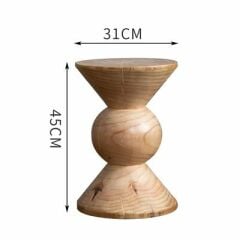 BlackMangrove Kütük Bungalov Yan Sehpa