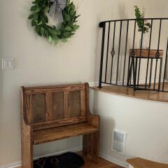 Doğal Ahşap Masif Ayakkabılık Genişlik 35 cm  Uzunluk,120 cm     Yükseklik, 40 cm