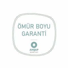 Yuvarlak Orta Sehpa Eskitme Beyaz