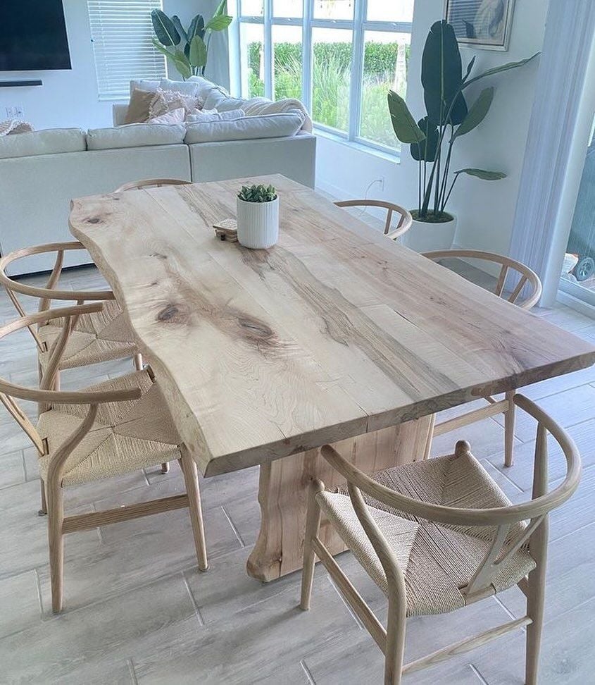 Sapele Ahşap Yemek Masası