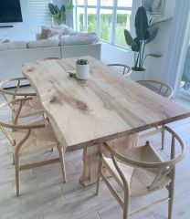 Sapele Ahşap Yemek Masası