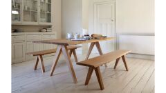 Zebrawood Kütük Yemek Masası