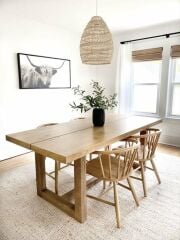 Jarrah Kütük Ceviz Masa