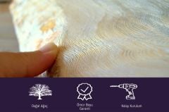 Crabapple Ahşap Karyola Çift Kişilik