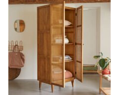 WhiteWillow Ahşap Hazeran Gardrop