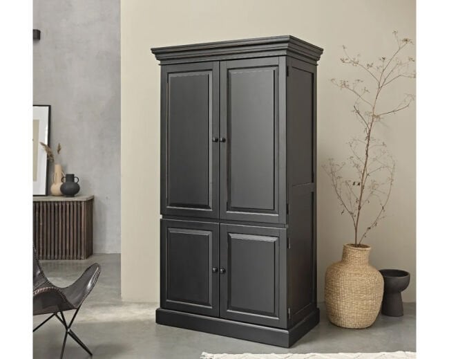 Shellbark Ahşap Gardrop