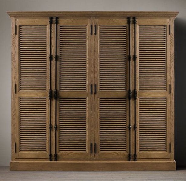 Shagbark Ahşap Gardrop