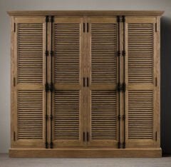 Shagbark Ahşap Gardrop