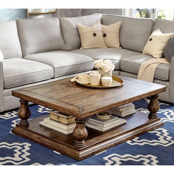 WaterTupelo Ahşap Orta Sehpa