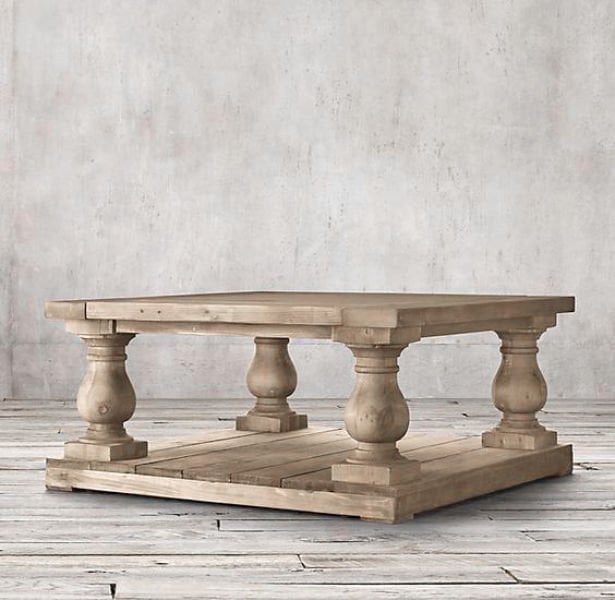 WingedElm Ahşap Orta Sehpa