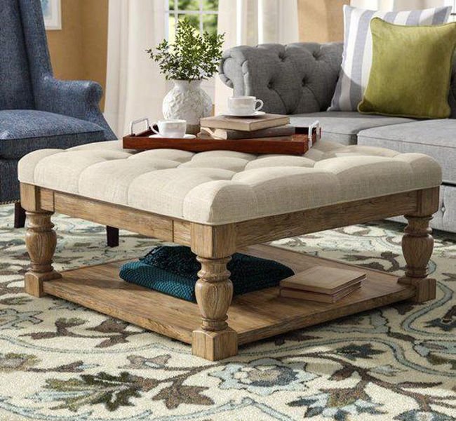 RockElm Ahşap Orta Sehpa