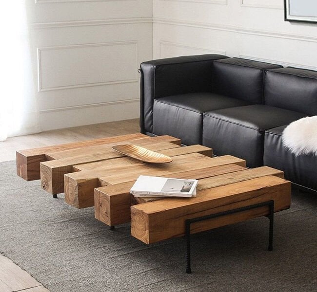 Buttonwood Ahşap Orta Sehpa