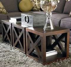 Boxelder Ahşap Eskitme Sehpa