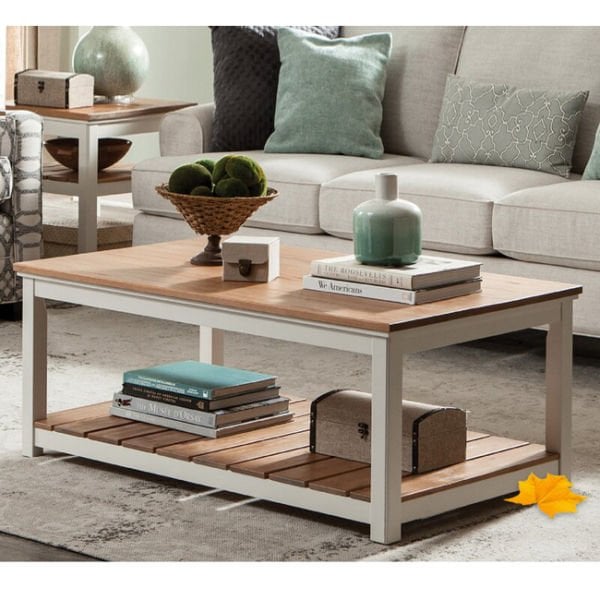 GoldenRainTree Modern Ağaç Sehpa