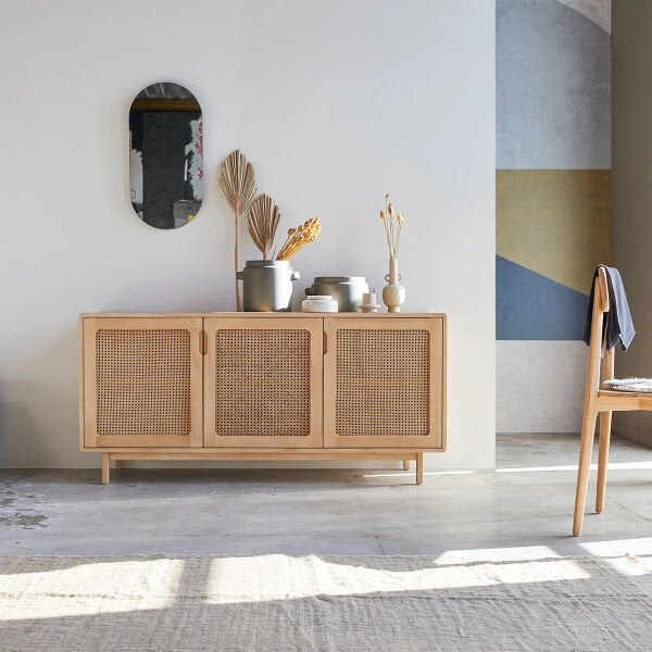 LemonAspen Doğal Ahşap TV Ünitesi