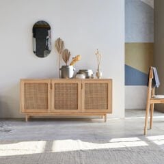 LemonAspen Doğal Ahşap TV Ünitesi