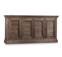 Jatoba Doğal Ahşap Ceviz Eskitme TV Ünitesi