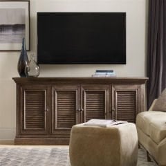 Jatoba Doğal Ahşap Ceviz Eskitme TV Ünitesi