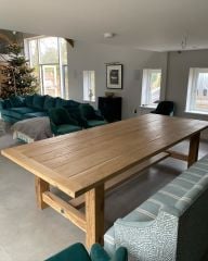 Walnut Ahşap Kütük Masa