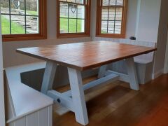 Oak Salon ve Mutfak Kütük Masası