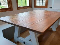 Oak Salon ve Mutfak Kütük Masası