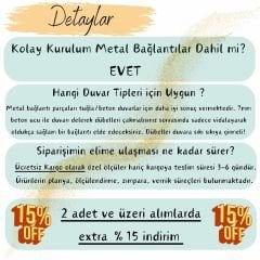 Serviceberry Duvar Rafı